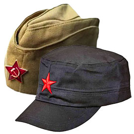 Gorras y viseras comunistas